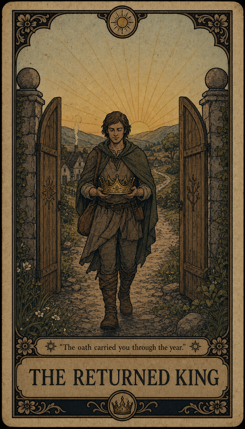 The Returned King tarot card
